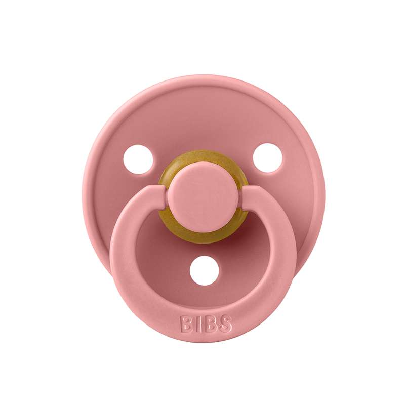 BIBS Anatomisk Colour Sut - Str. 1 - Naturgummi - Dusty Pink