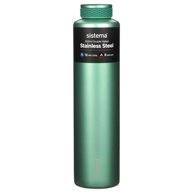 Sistema Termoflaske - Rustfrit Stål - 600ml - Grøn