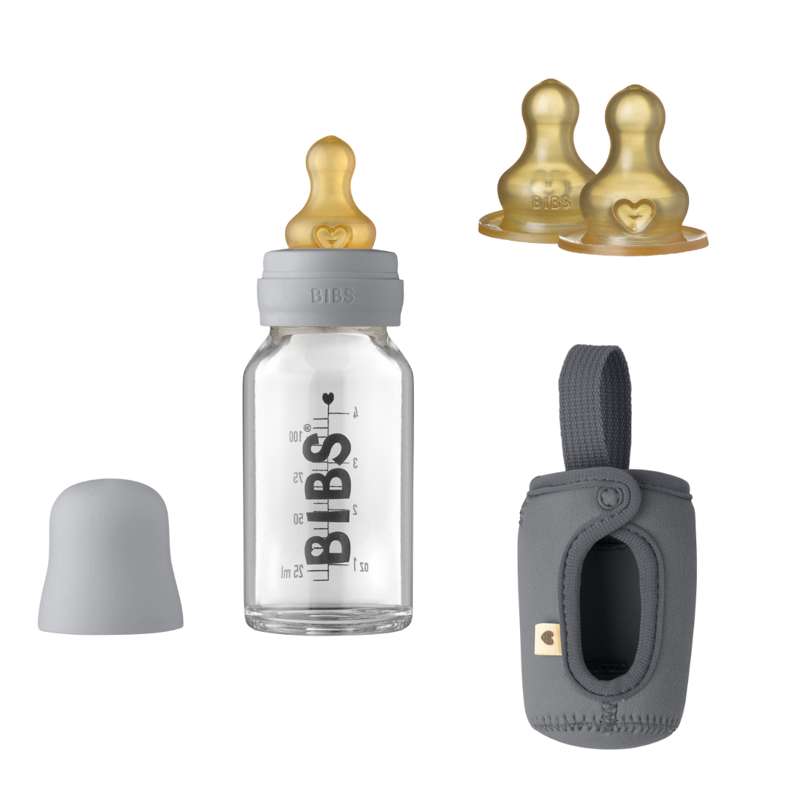 BIBS Bottle Bundle - No5 - Lille - Cloud/Iron