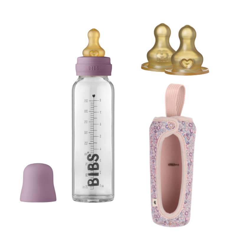BIBS Bottle Bundle - No8 - Stor - Mauve/Eloise