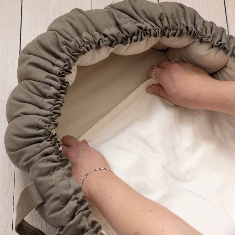 Sebra Vådliggerlagen til 3-i-1 Babynest - Moonlight Beige