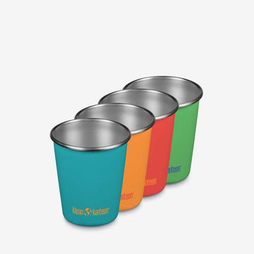 Klean Kanteen Stålkop - 296ml - 4-Pak - Beach Ball