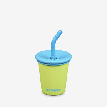 Klean Kanteen Kid's Cup m. Sippy- og Sugerørslåg - 296ml - Juicy Pear