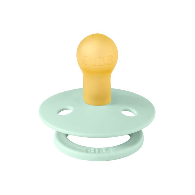 BIBS Rund Colour Sut - 2-Pak - Str. 1 - Naturgummi - Moomin - Sailing - Nordic Mint Mix