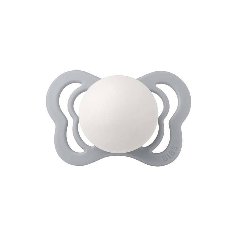 BIBS Anatomisk Couture Sut - Str. 1 - Silikone - GLOW - Cloud