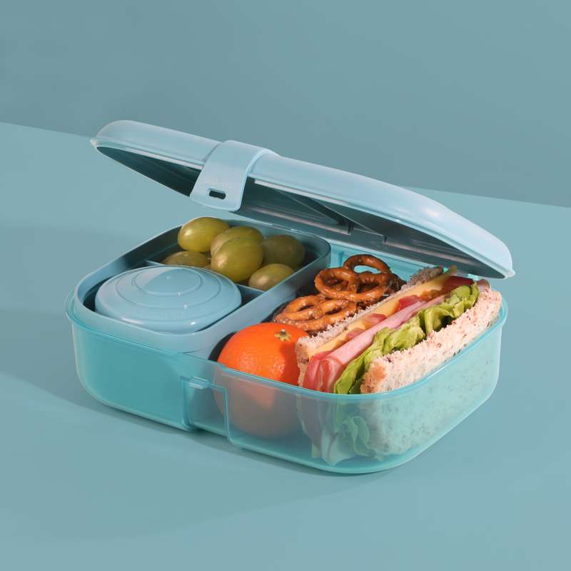 Sistema Ocean Bound Madkasse - Ribbon Lunch To Go - 1.1L - Teal Stone