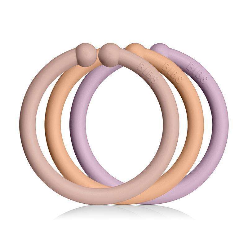 BIBS Loops - Ophængsringe - 12-Pak - Blush/Peach/Dusky Lilac