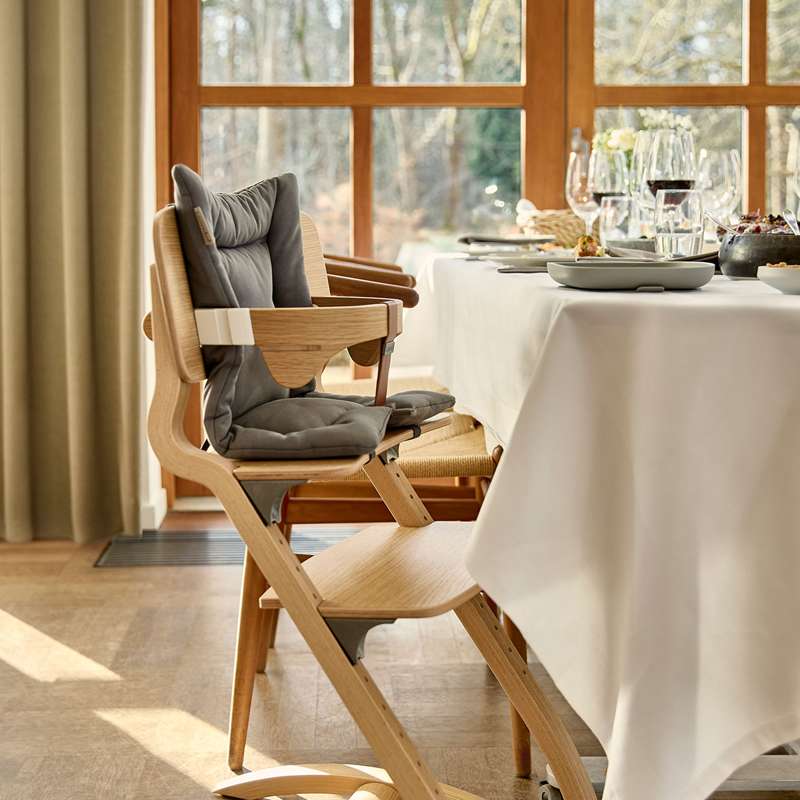 Hynde til Leander Højstole - Cool Grey