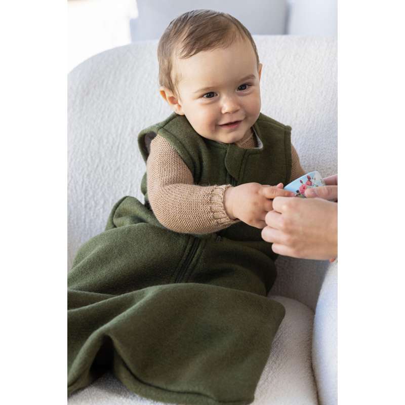 Disana Strikket Sovepose - Ærmeløs - Kogt Uld - Caramel