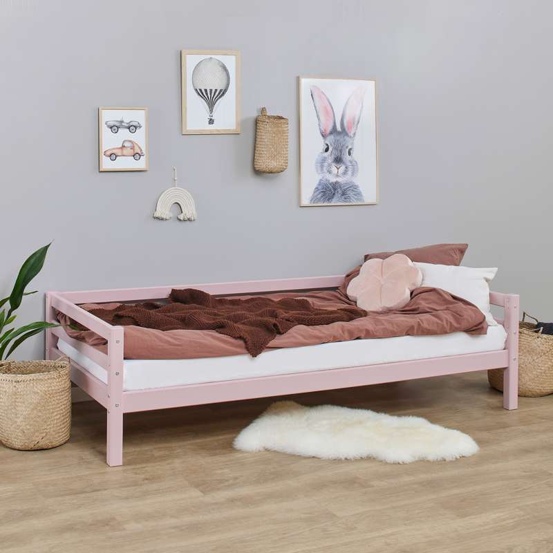 Hoppekids ECO Dream - My Color Juniorseng - 90x200 cm. - Delbar - Pale Rose