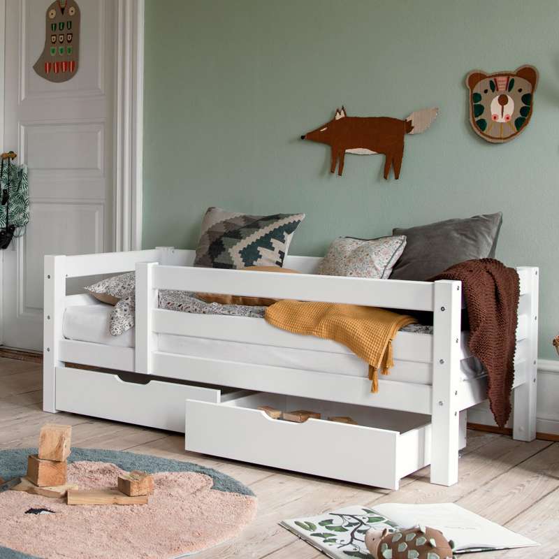 Hoppekids ECO Luxury - Sofaseng - Flere Størrelser - Hvid