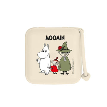 BIBS Accessories Pacifier Box - Sutteboks m. Plads til 3 Sutter - Moomins - Ivory