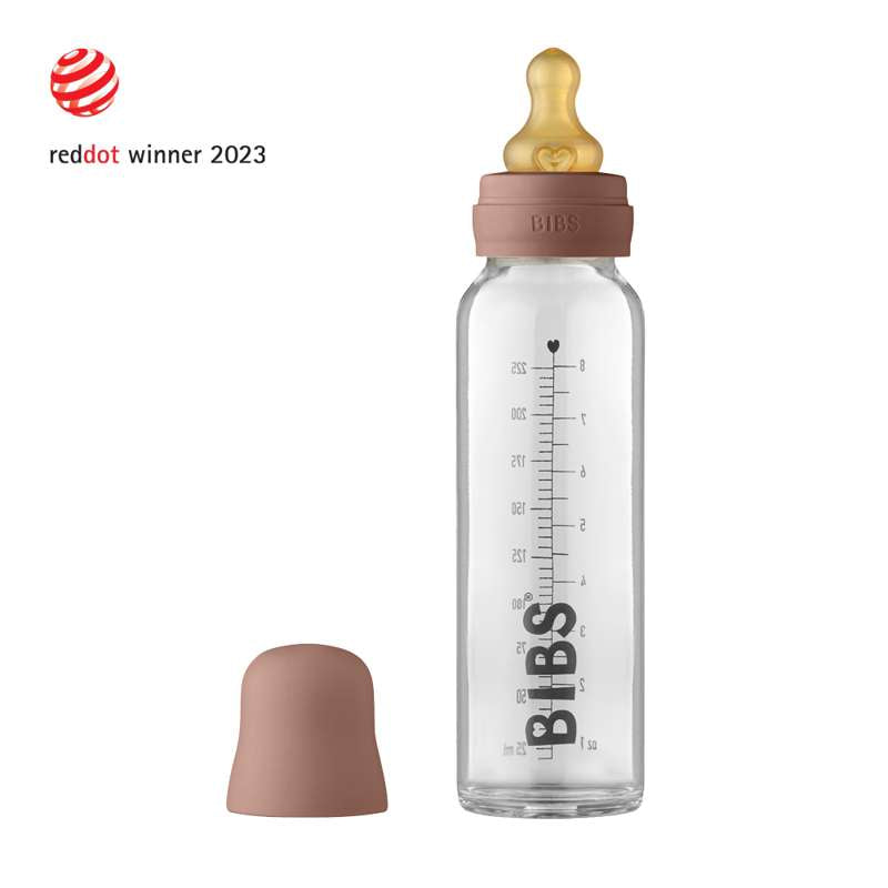 BIBS Bottle - Komplet Sutteflaskesæt - Stor - 225 ml. - Woodchuck