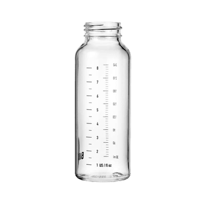 BIBS Bottle - Tilbehør - Stor Sutteflaske - Glas - 240 ml.