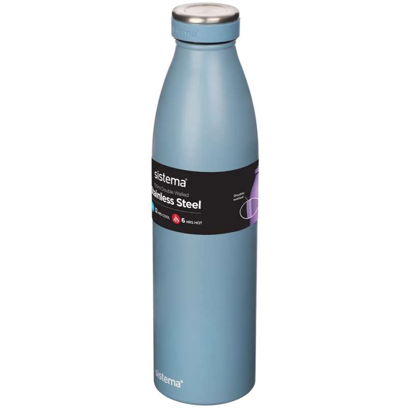 Sistema Termoflaske - Rustfrit Stål - 750ml - Coast Blue
