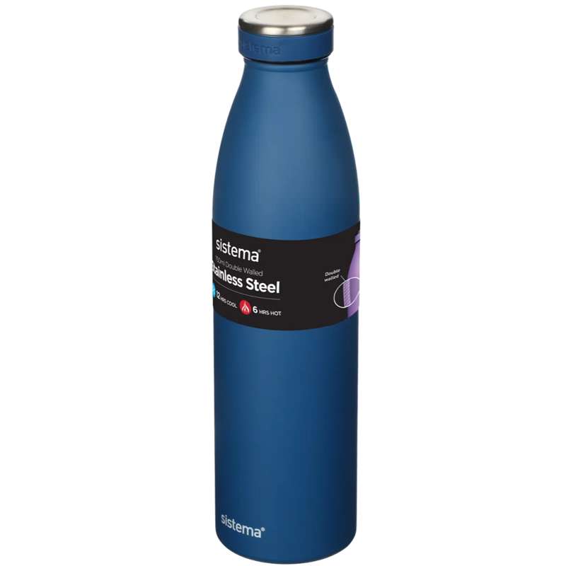 Sistema Termoflaske - Rustfrit Stål - 750ml - Ocean Blue