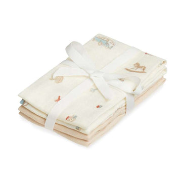 Cam Cam Copenhagen Vaskeklude - 4-pak - GOTS - Vintage Toys