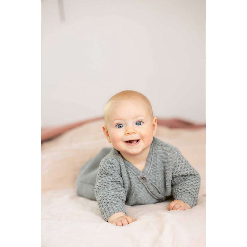 Disana Strikket Sovepose - Lange Ærmer - Merinould - 75 cm. - Natural