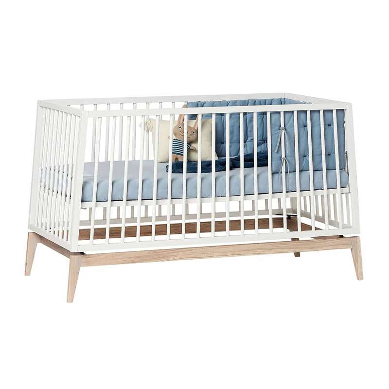 Leander Luna Babyseng 70x140 cm - Hvid/Eg