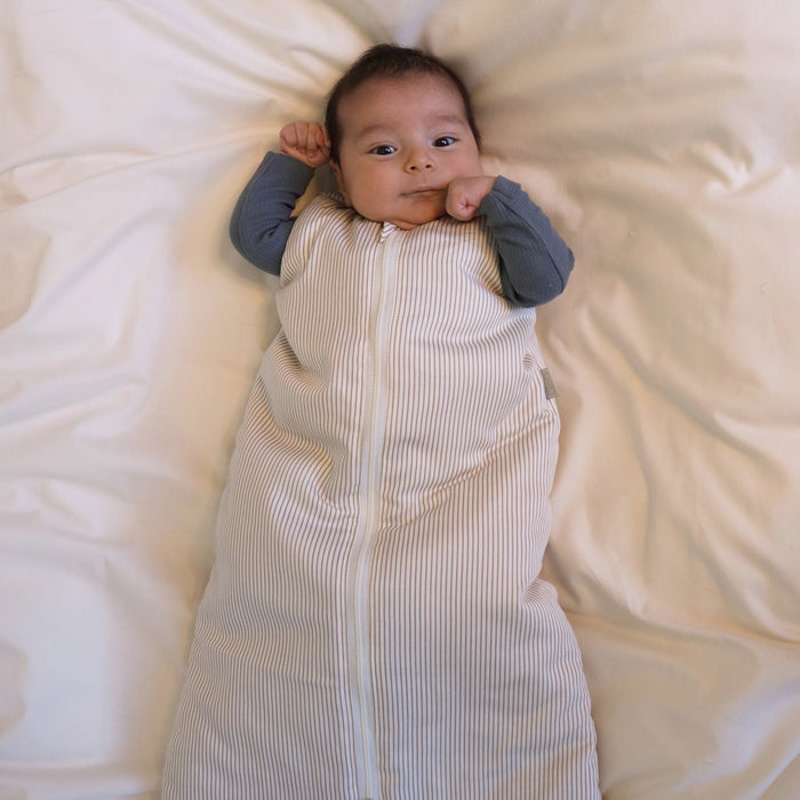 Cam Cam Copenhagen Sovepose - 0-6 mdr. - OCS - Classic Stripes Camel