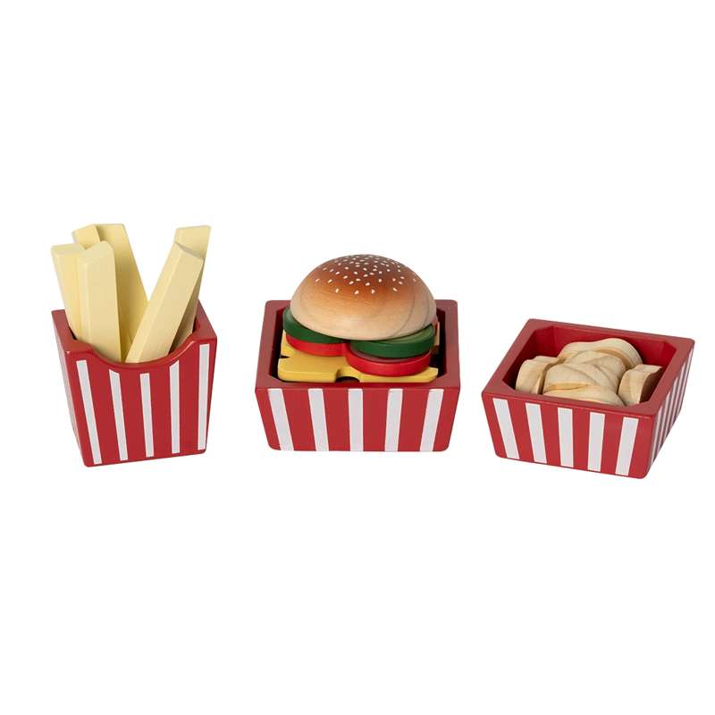 MaMaMeMo Legemad i Træ - Burger Menu