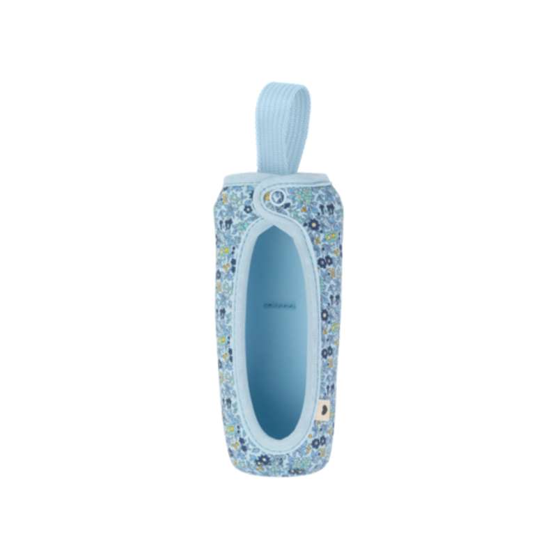 BIBS Bottle - Sleeve til Sutteflaske - Stor - 225 ml. - Chamomile Lawn/Baby Blue