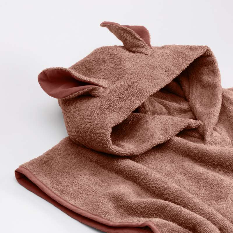 BIBS Bath Kangaroo Poncho Håndklæde - Woodchuck