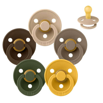 BIBS Rund Colour Sut - Sampak - 5 stk. - Str. 1 - Autumn Bliss