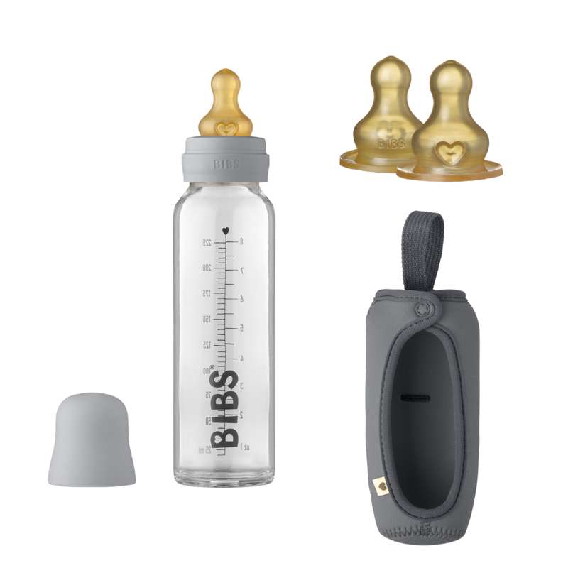 BIBS Bottle Bundle - No5 - Stor - Cloud/Iron