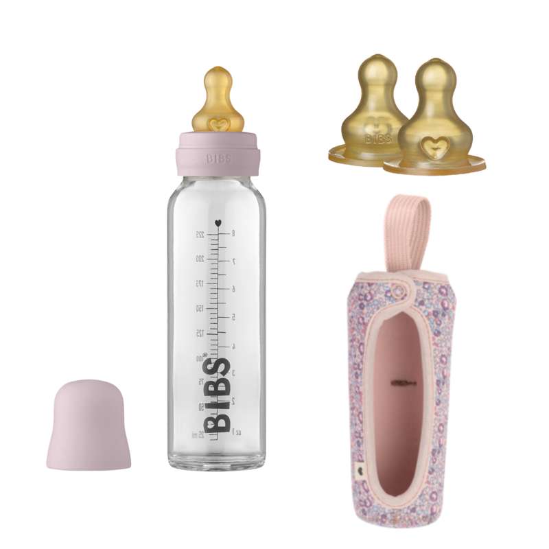 BIBS Bottle Bundle - No9 - Stor - Dusky Lilac/Eloise