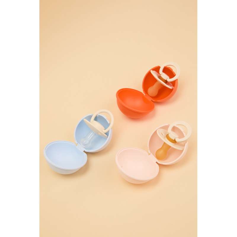 BIBS Accessories - Pacifier Case Mini - Sutteboks til 1 Sut - Petal