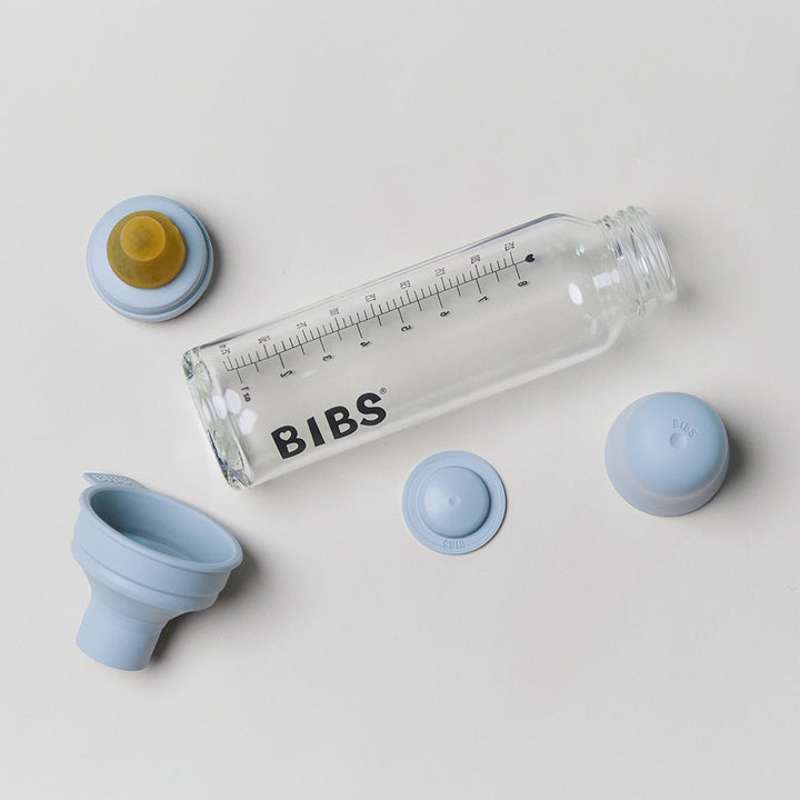 BIBS Bottle - Komplet Sutteflaskesæt - Lille - 110 ml. - Baby Blue