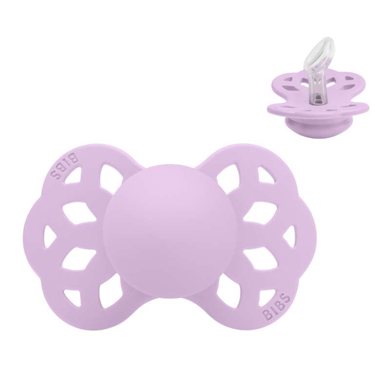 BIBS Anatomisk Infinity Sut - Str. 1 - Silikone - Violet Sky