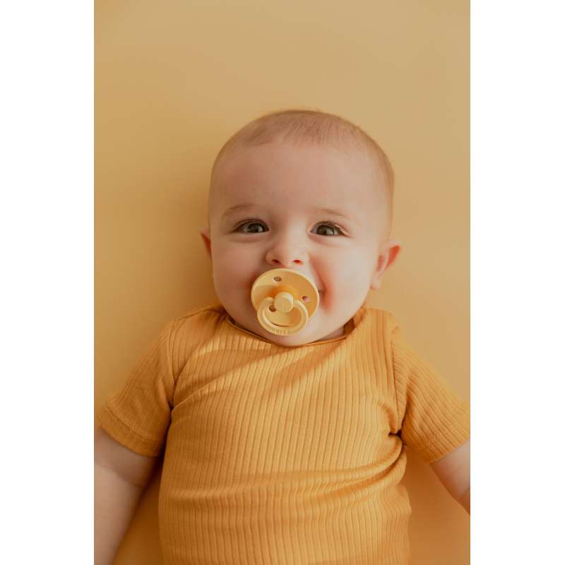 BIBS Rund Colour Sut - Sampak - 8 stk. - Str. 1 - Pale Butter