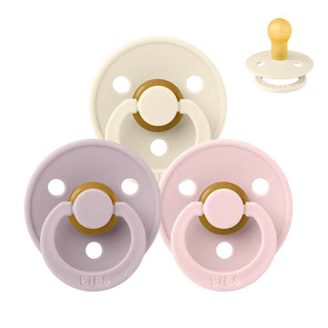 BIBS Rund Colour Sut - Sampak - 3 stk. - Str. 1 - Soft and Gentle