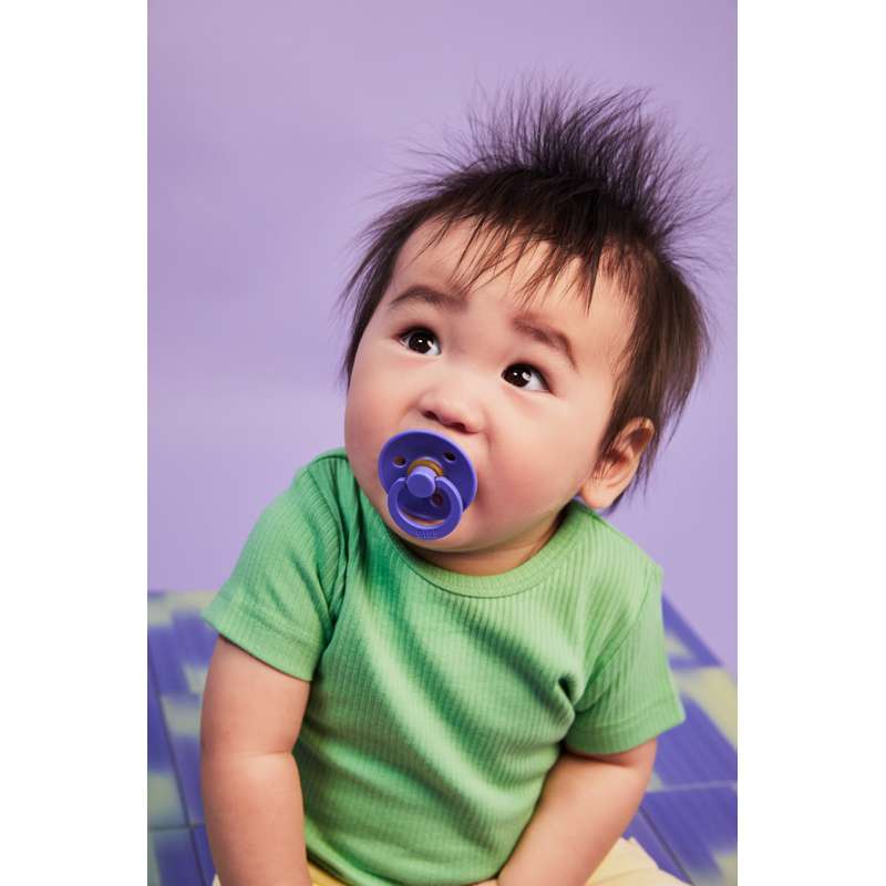 BIBS Rund Colour Sut - Str. 2 - Naturgummi - Grape