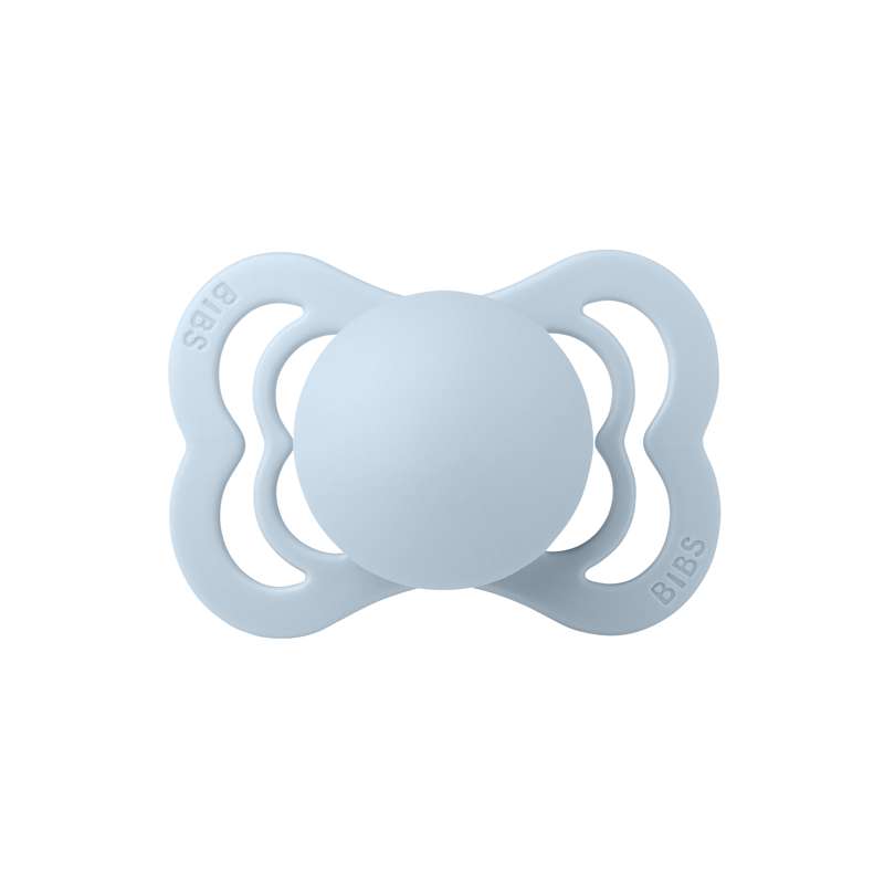 BIBS Supreme Sut - Str. 1 - Naturgummi - Baby Blue