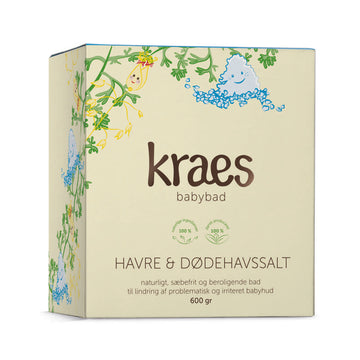 KRAES Babybad m. Havre og Dødehavssalt - 600g