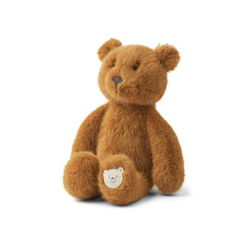 Liewood Binnie Lille Teddybamse - Bjørn - Golden Caramel