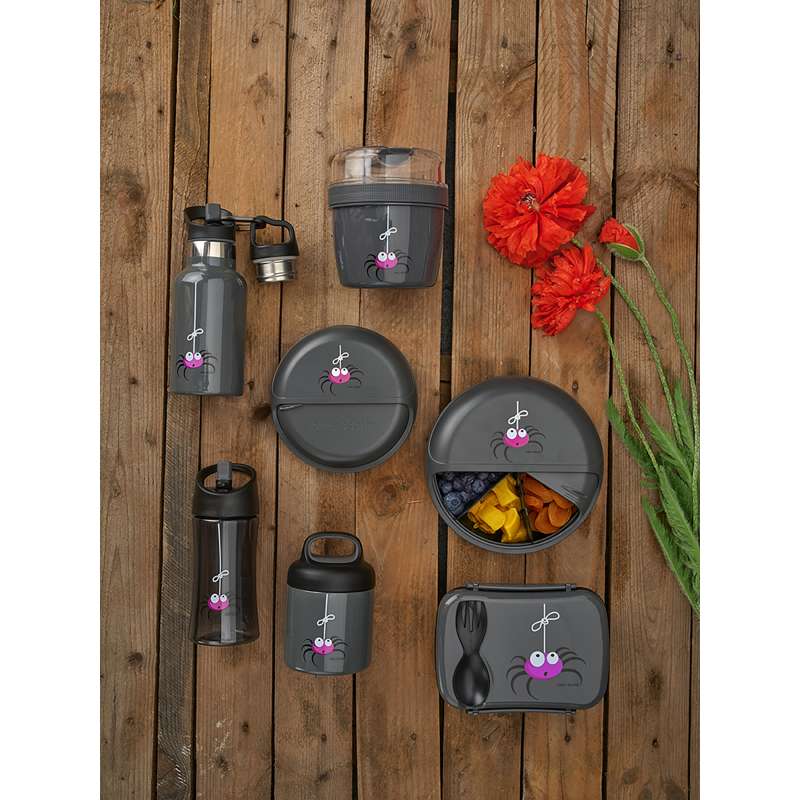 Carl Oscar LunchJar Termobeholder - 0.3L - Edderkop - Grå