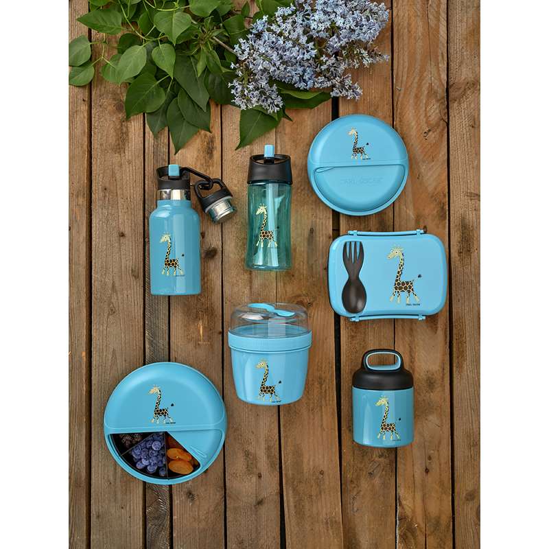 Carl Oscar LunchJar Termobeholder - 0.3L - Giraf - Turkis