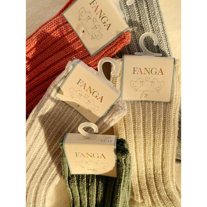 Fanga Fontana Lana - Sokker - Tykke - Strik - Off White Melange