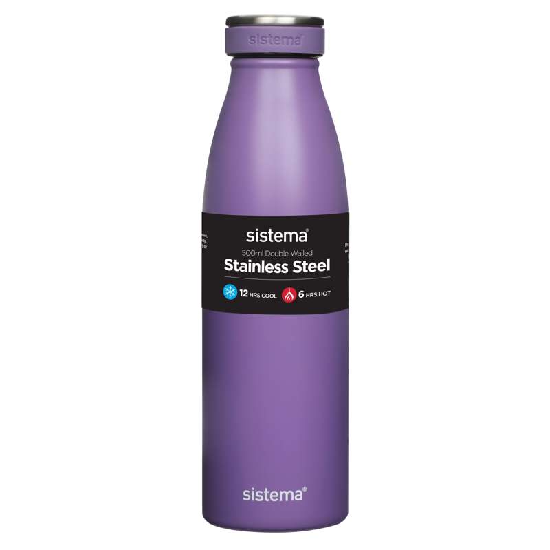 Sistema Termoflaske - Rustfrit Stål - 500ml - Misty Purple
