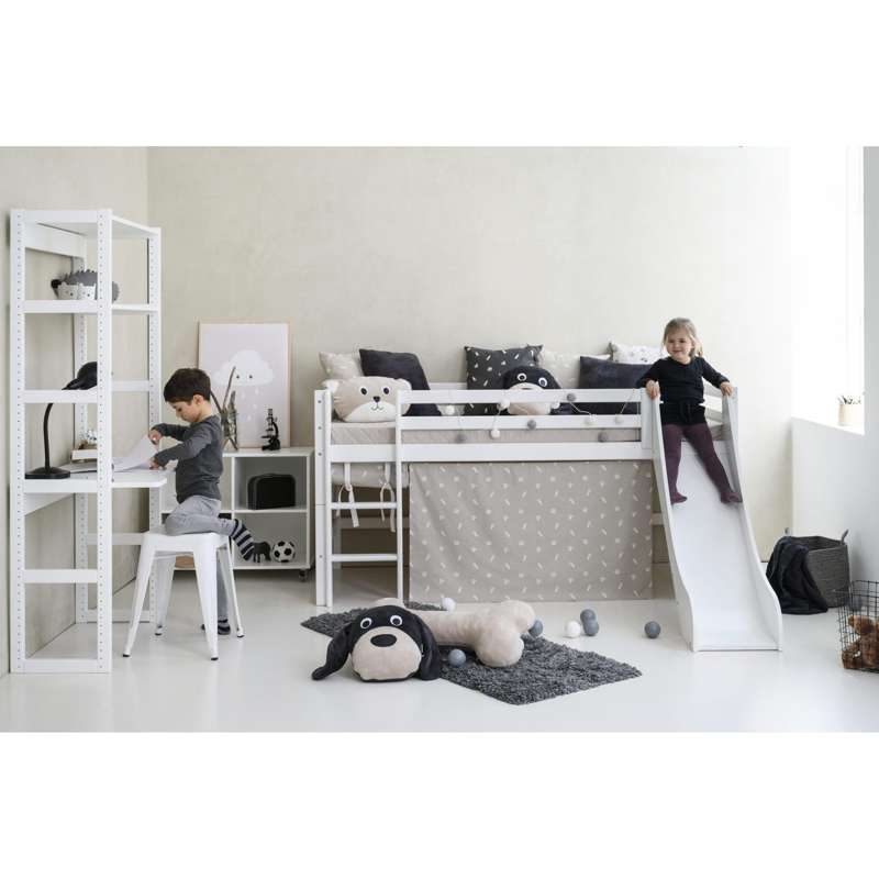 Hoppekids Quiltet Betræk til Madras - 9 cm. - Flere Størrelser - Silver Cloud