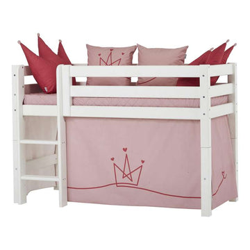 Hoppekids Forhæng til Seng - PRINCESS - Flere Størrelser