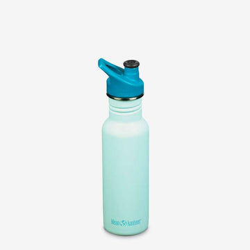 Klean Kanteen Classic Drikkedunk - SportCap - 532ml - Blue Tint