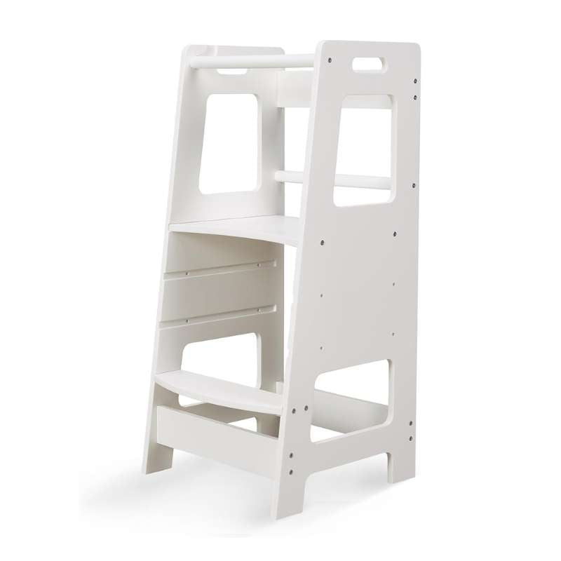 Kid'oh Læringstårn - Justérbart - FSC - Hvid