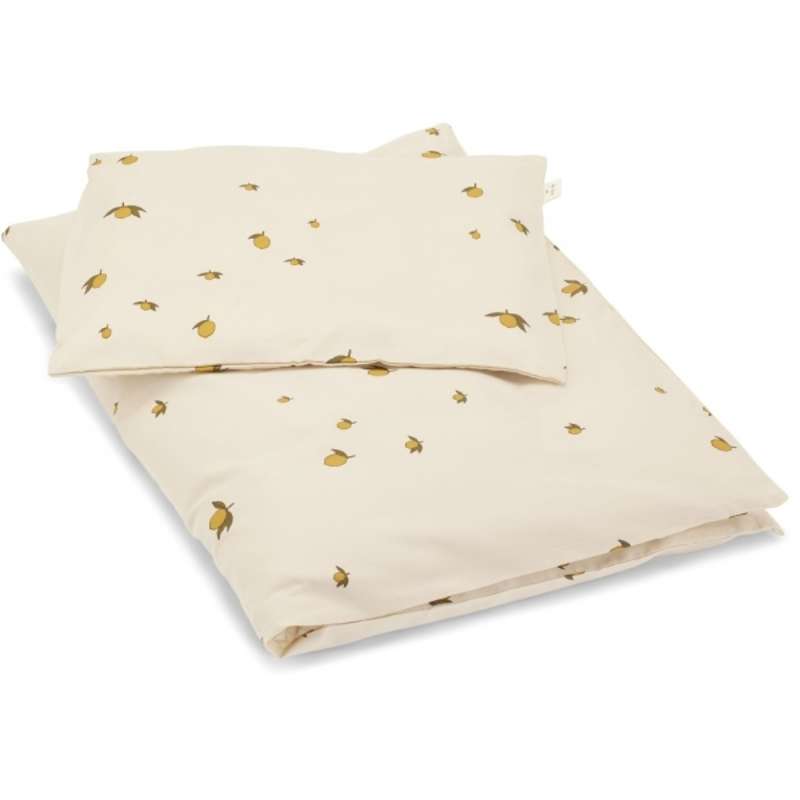 Konges Sløjd Baby sengetøj GOTS (70x100 cm) - LEMON