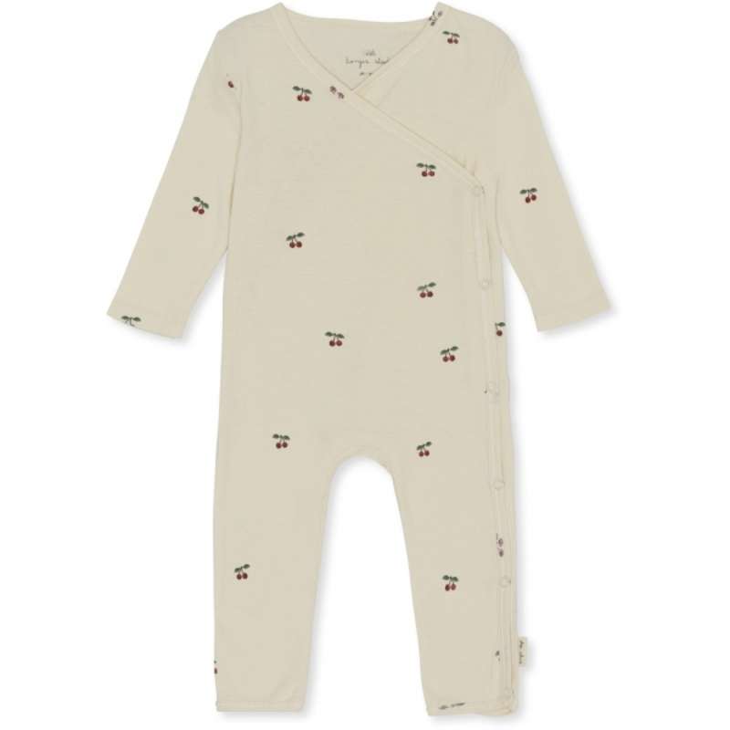 Konges Sløjd Newborn Onesie GOTS - CHERRY
