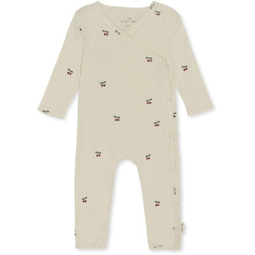 Konges Sløjd Newborn Onesie GOTS - CHERRY